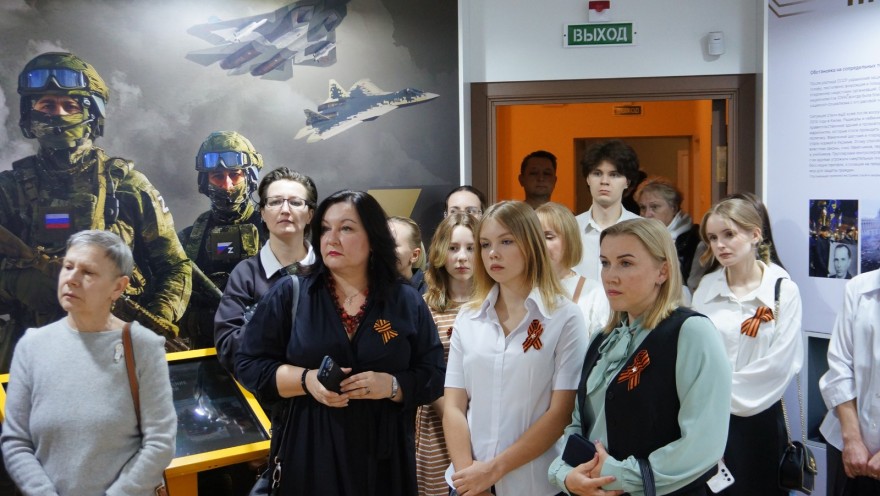 В Усадьбе на Перекопской открылась выставка «Война. Победа. Память»